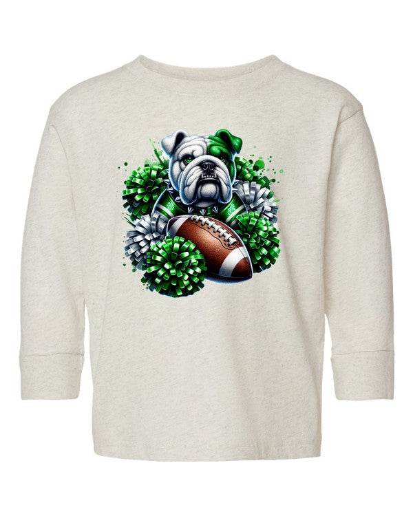 Bulldog Football Cheer Toddler Graphic Tee - Shop Style & More | Fresh Looks, Everyday Deals & Free Shipping