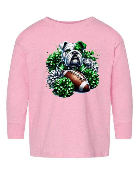 Bulldog Football Cheer Toddler Graphic Tee - Shop Style & More | Fresh Looks, Everyday Deals & Free Shipping