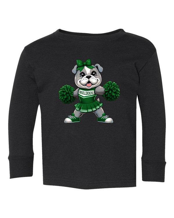Bulldog Cheerleader Toddler Graphic Tee - Shop Style & More | Fresh Looks, Everyday Deals & Free Shipping
