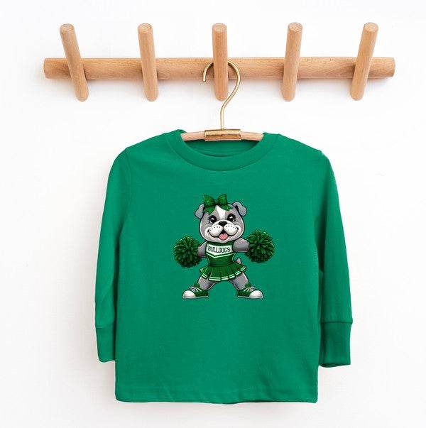 Bulldog Cheerleader Toddler Graphic Tee - Shop Style & More | Fresh Looks, Everyday Deals & Free Shipping