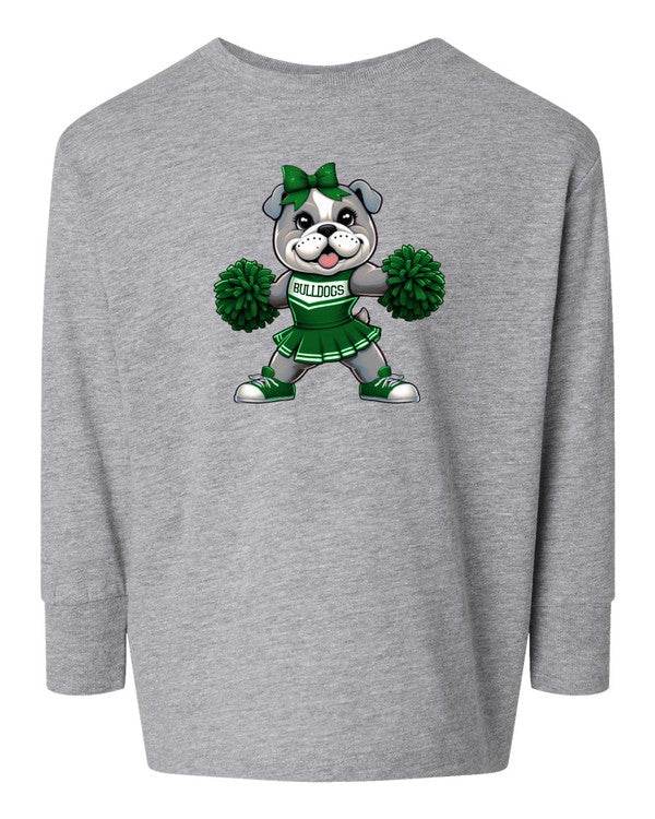 Bulldog Cheerleader Toddler Graphic Tee - Shop Style & More | Fresh Looks, Everyday Deals & Free Shipping