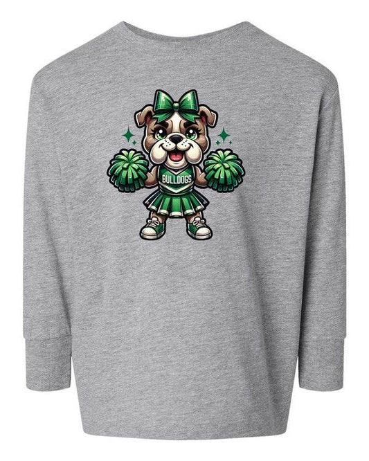 Bulldog Cheerleader Toddler Graphic Tee - Shop Style & More | Fresh Looks, Everyday Deals & Free Shipping