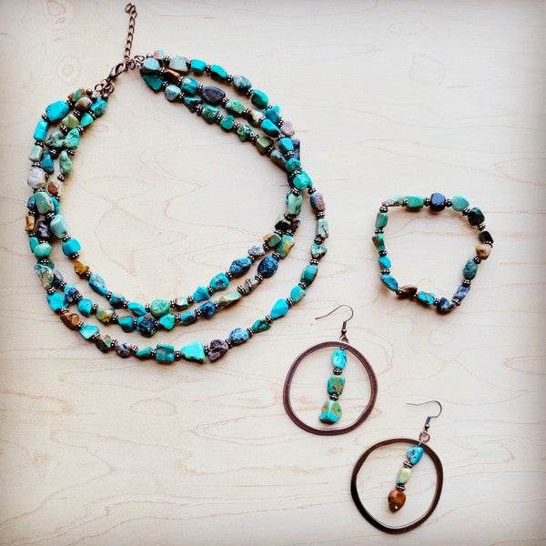 Genuine HuBei Natural Turq Beaded w/ Copper - Shop Style & More | Fresh Looks, Everyday Deals & Free Shipping