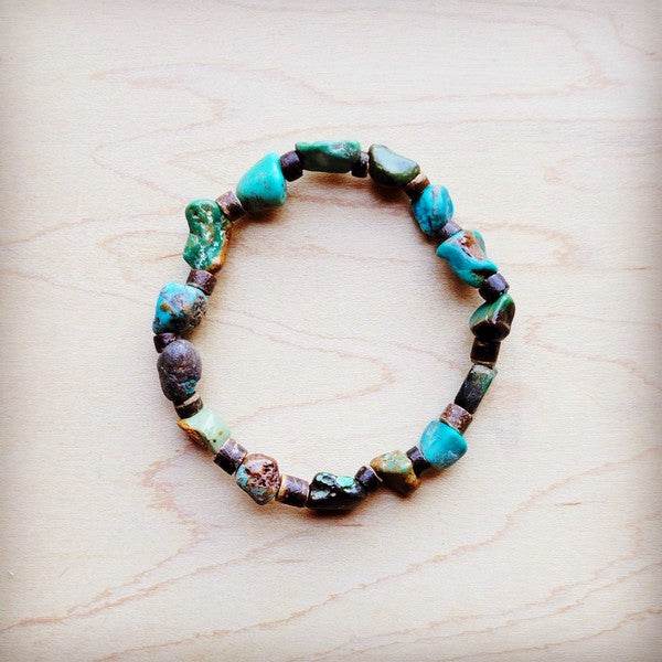 Genuine HuBei Natural Turquoise Beaded w/ Wood - Shop Style & More | Fresh Looks, Everyday Deals & Free Shipping