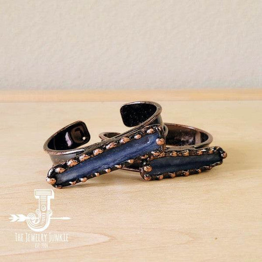 Genuine Natural Kyanite Cuff Bangle Bracelet - Shop Style & More | Fresh Looks, Everyday Deals & Free Shipping