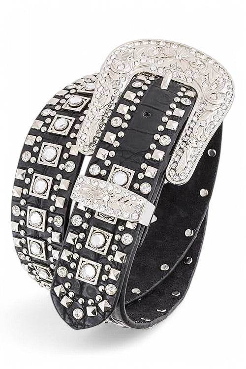 Crystal Statement Western Belt - Shop Style & More | Fresh Looks, Everyday Deals & Free Shipping