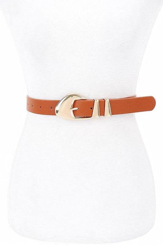 Polish Buckle Skinny Fashion Belt - Shop Style & More | Fresh Looks, Everyday Deals & Free Shipping