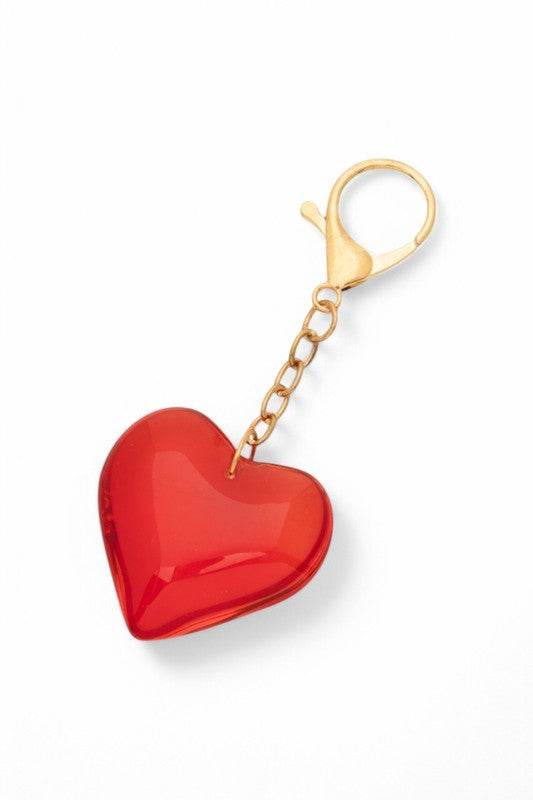 Resin Heart 3D Bag Charm - Shop Style & More | Fresh Looks, Everyday Deals & Free Shipping
