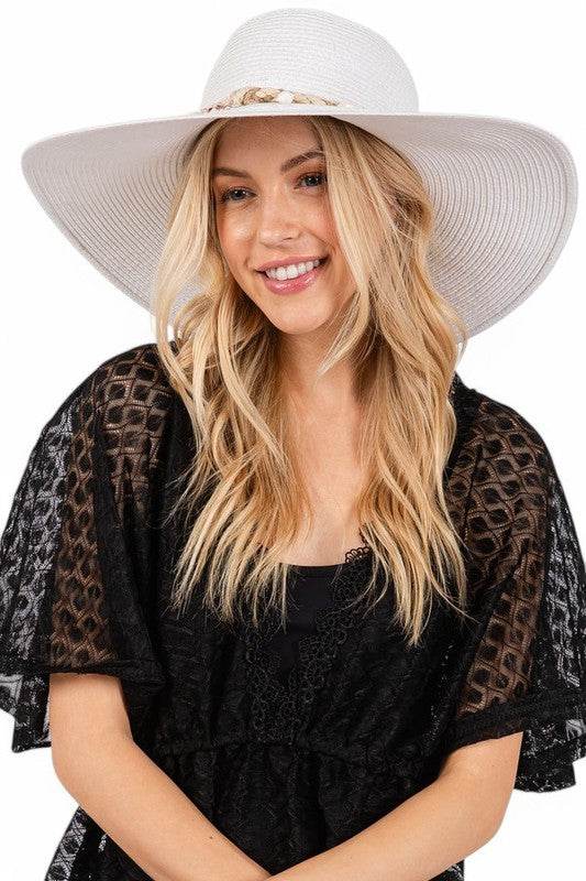 Sea Shell Rope Hat Band Floppy Sun Hat - Shop Style & More | Fresh Looks, Everyday Deals & Free Shipping