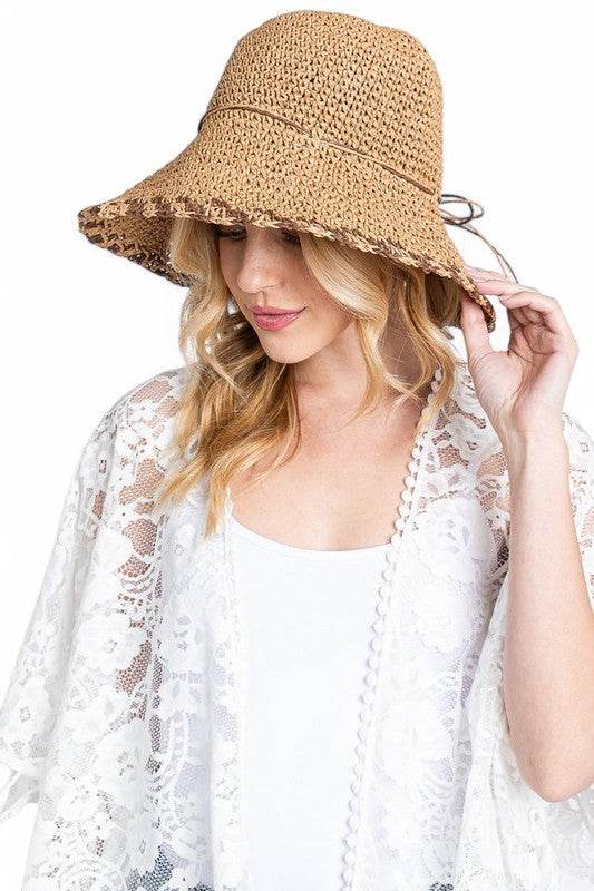Crochet Straw Bucket Hat - Shop Style & More | Fresh Looks, Everyday Deals & Free Shipping