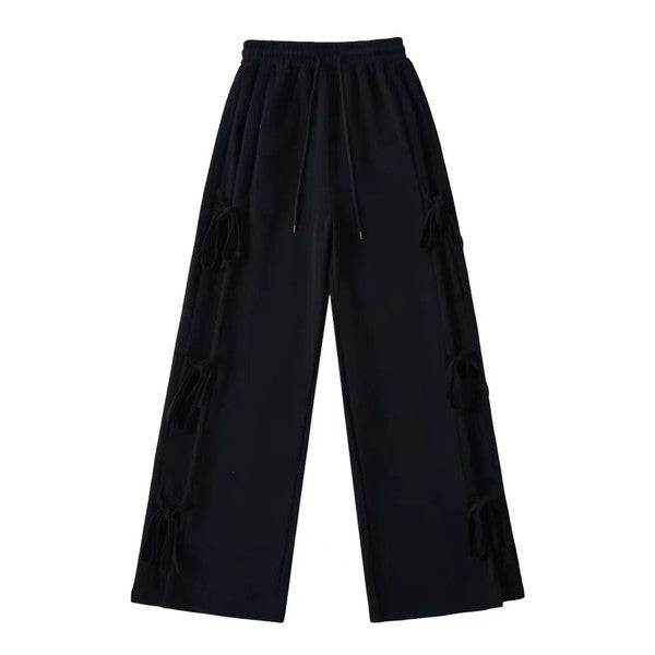 Side tie ribbon bows sweat pants - Shop Style & More | Fresh Looks, Everyday Deals & Free Shipping