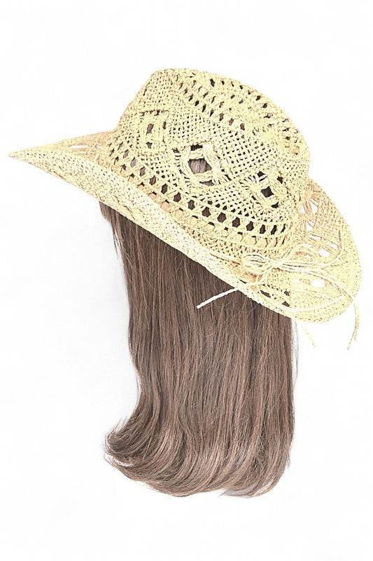 Crochet Straw Cowboy Hat - Shop Style & More | Fresh Looks, Everyday Deals & Free Shipping