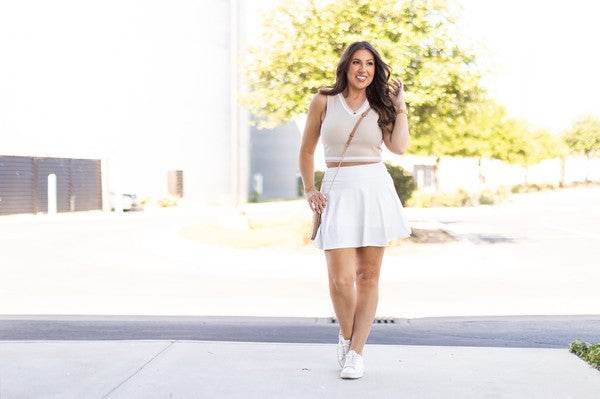 The Wendy White Skort - Shop Style & More | Fresh Looks, Everyday Deals & Free Shipping