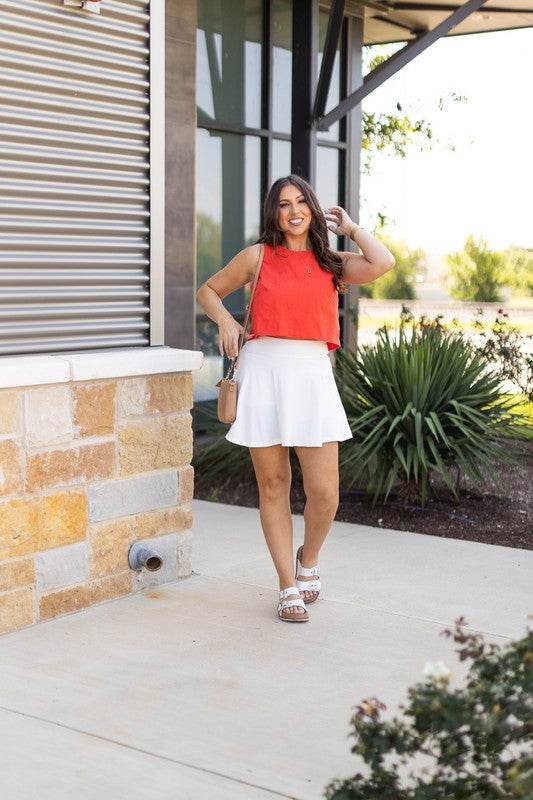 The Wendy White Skort - Shop Style & More | Fresh Looks, Everyday Deals & Free Shipping