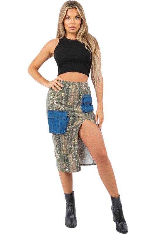 Forest Camo Cargo Skirt - Shop Style & More | Fresh Looks, Everyday Deals & Free Shipping