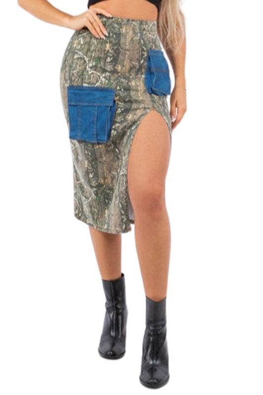 Forest Camo Cargo Skirt - Shop Style & More | Fresh Looks, Everyday Deals & Free Shipping