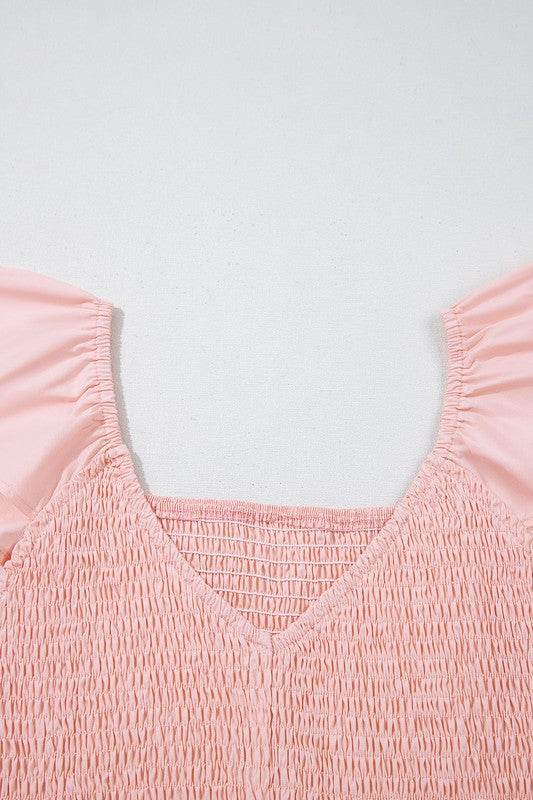 peach smocked maxi dress - Shop Style & More | Fresh Looks, Everyday Deals & Free Shipping