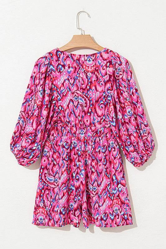 Puff Sleeve V Neck High Waist Romper - Shop Style & More | Fresh Looks, Everyday Deals & Free Shipping