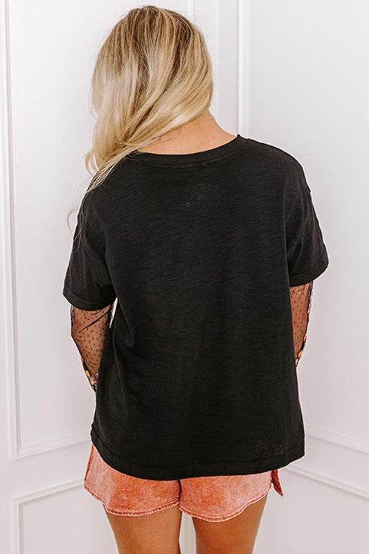 Faux Two Piece Floral Long Sleeve Patchwork Tee - Shop Style & More | Fresh Looks, Everyday Deals & Free Shipping