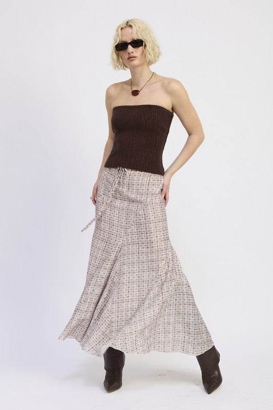 LACE UP TUBE SWEATER TOP - Shop Style & More | Fresh Looks, Everyday Deals & Free Shipping