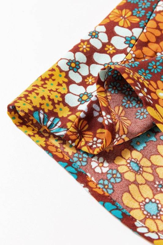 Floral Print Crossed Straps Ankle-length Jumpsuit - Shop Style & More | Fresh Looks, Everyday Deals & Free Shipping