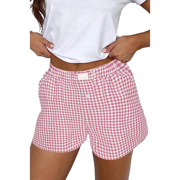 Plaid Gingham Printed High Waist Shorts - Shop Style & More | Fresh Looks, Everyday Deals & Free Shipping