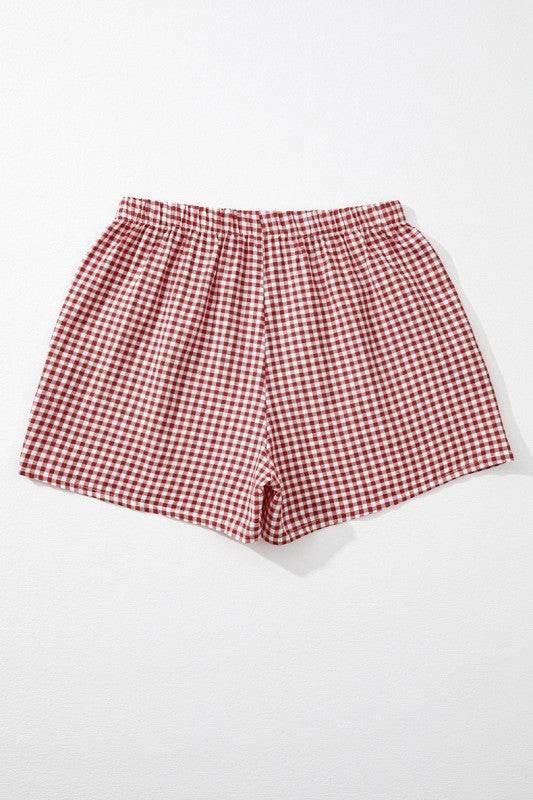 Plaid Gingham Printed High Waist Shorts - Shop Style & More | Fresh Looks, Everyday Deals & Free Shipping