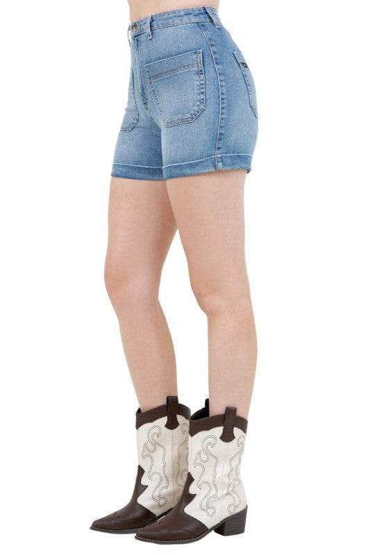 Willow Denim Short in Light wash - Shop Style & More | Fresh Looks, Everyday Deals & Free Shipping