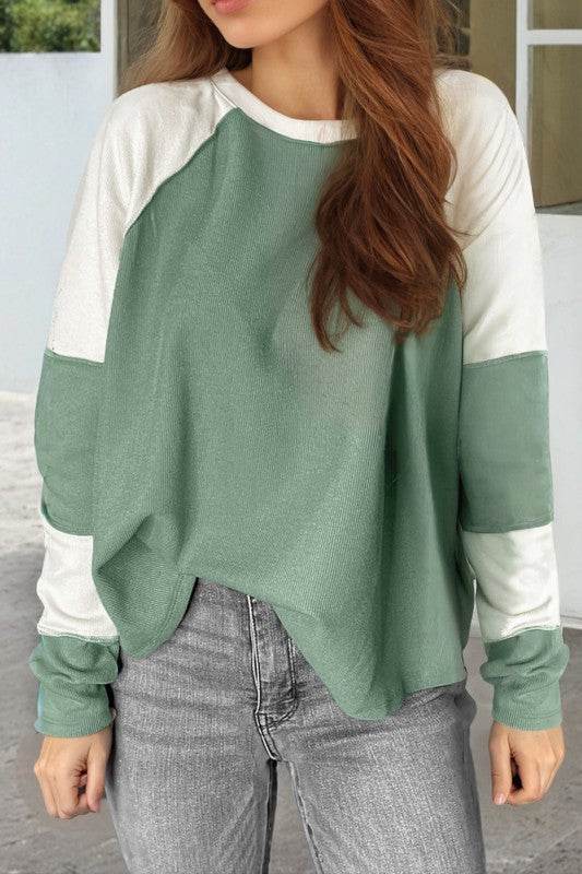 Viscose Green Raglan tunic top - Shop Style & More | Fresh Looks, Everyday Deals & Free Shipping