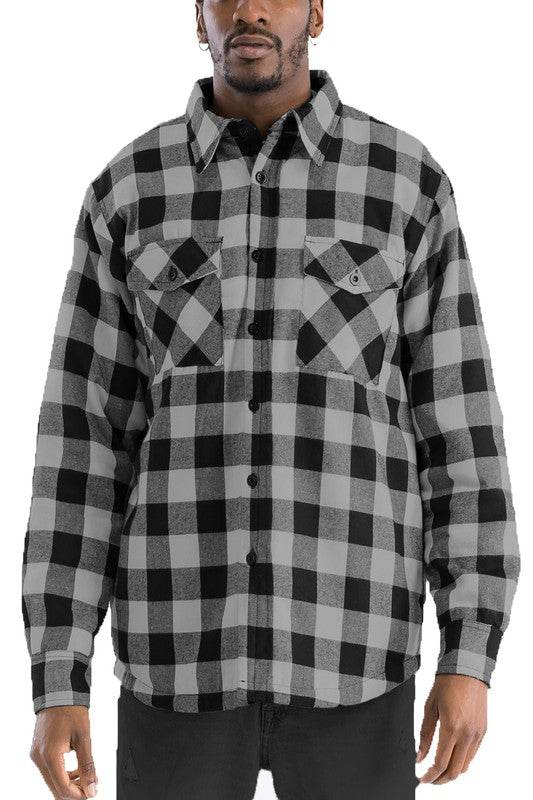 Mens Quilted Padded Flannel - Shop Style & More | Fresh Looks, Everyday Deals & Free Shipping