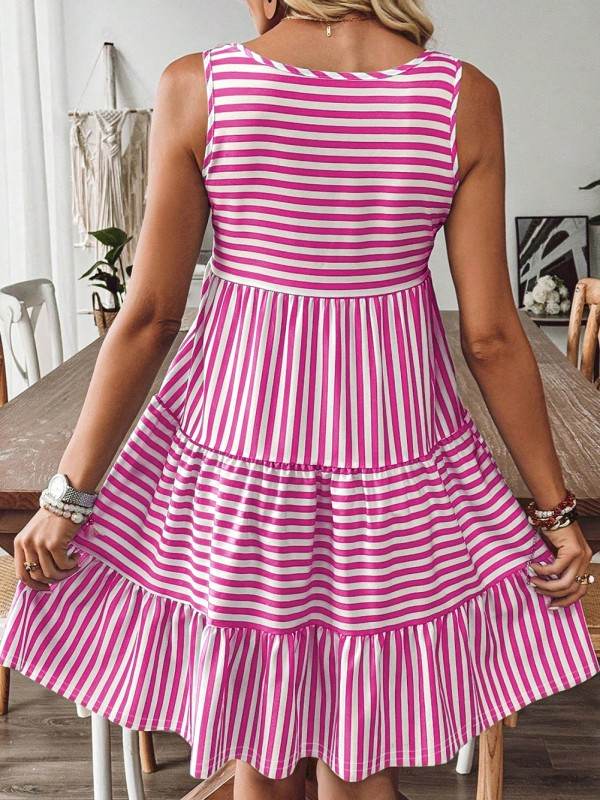 Cotton Pink Blue Multi Way Dress - Shop Style & More | Fresh Looks, Everyday Deals & Free Shipping