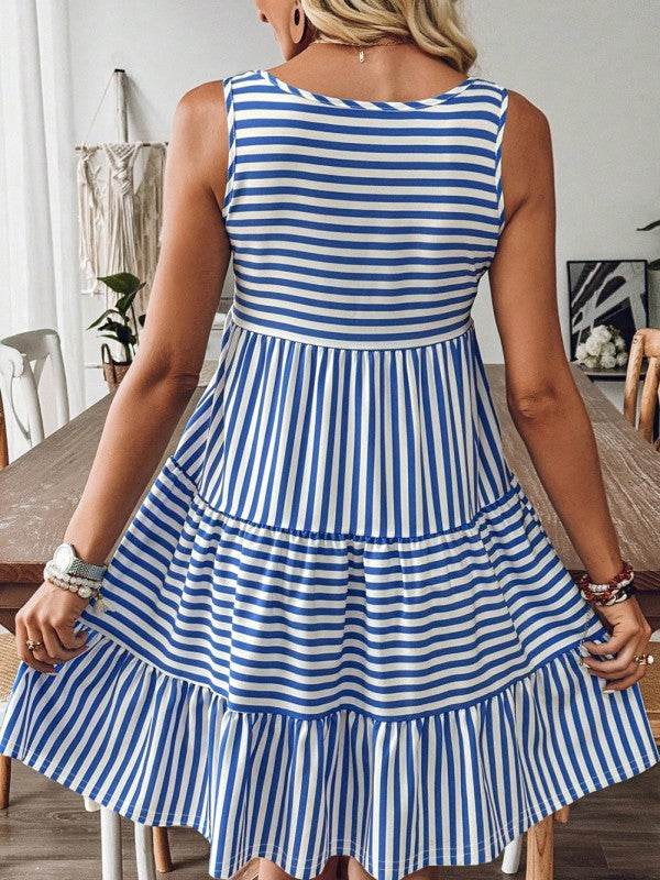Cotton Pink Blue Multi Way Dress - Shop Style & More | Fresh Looks, Everyday Deals & Free Shipping