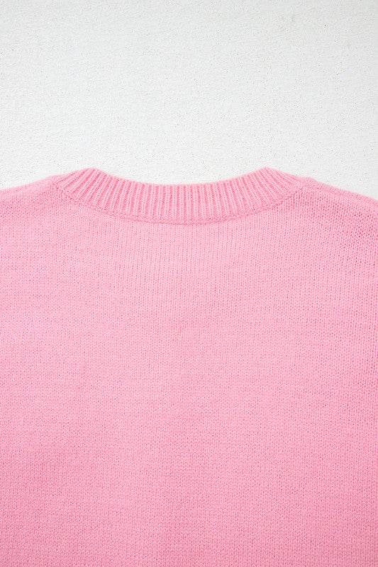 Cute Knitted Floral Pattern Button Up Cardigan - Shop Style & More | Fresh Looks, Everyday Deals & Free Shipping