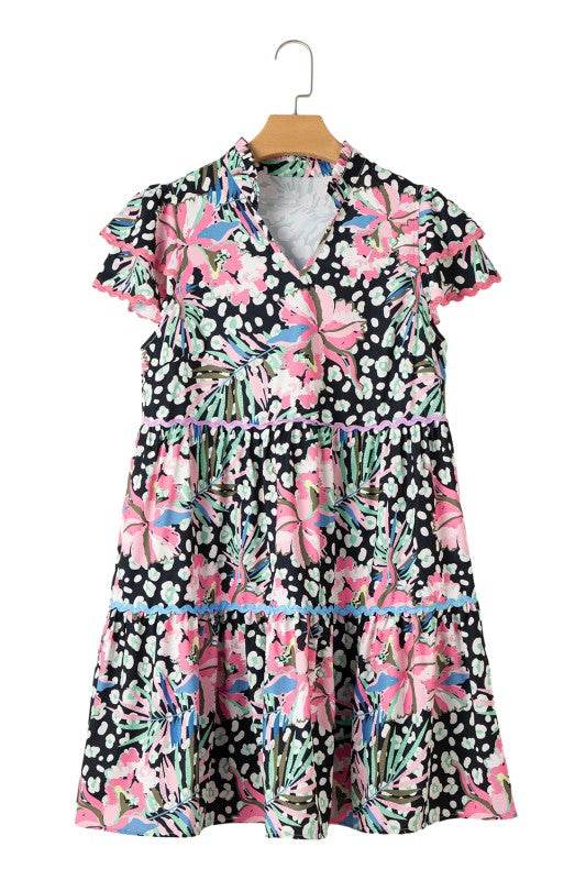 Floral Tiered Dress - Shop Style & More | Fresh Looks, Everyday Deals & Free Shipping