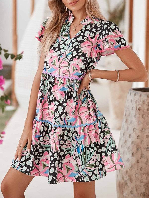 Floral Tiered Dress - Shop Style & More | Fresh Looks, Everyday Deals & Free Shipping