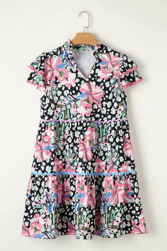 Floral Tiered Dress - Shop Style & More | Fresh Looks, Everyday Deals & Free Shipping