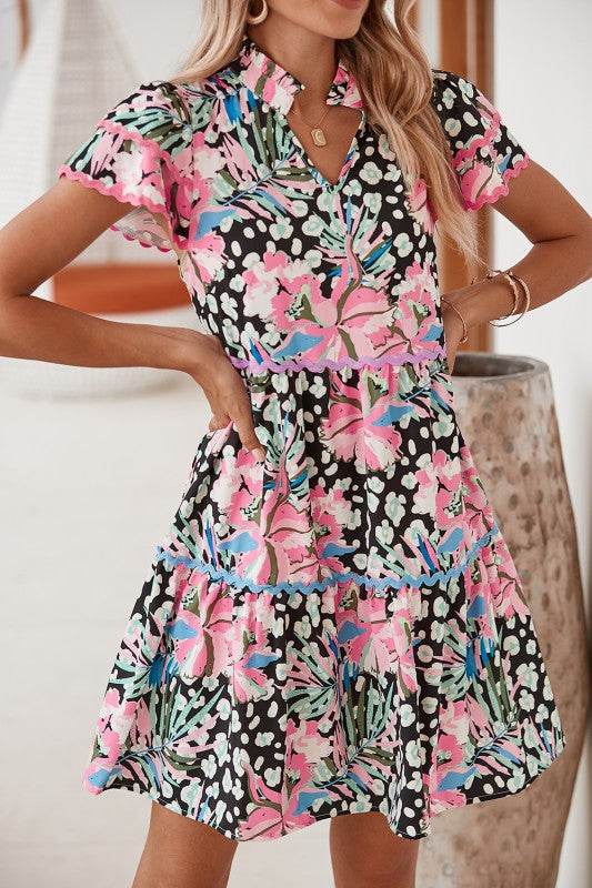 Floral Tiered Dress - Shop Style & More | Fresh Looks, Everyday Deals & Free Shipping
