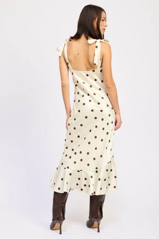 MERMAID MAXI DRESS WITH SHOULDER TIE - Shop Style & More | Fresh Looks, Everyday Deals & Free Shipping
