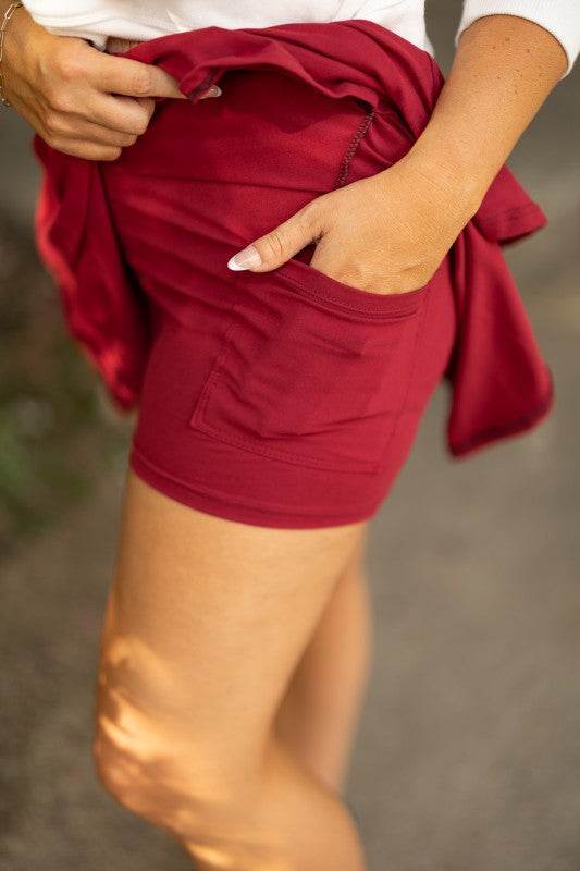 The Raelynn Red Skort - Shop Style & More | Fresh Looks, Everyday Deals & Free Shipping
