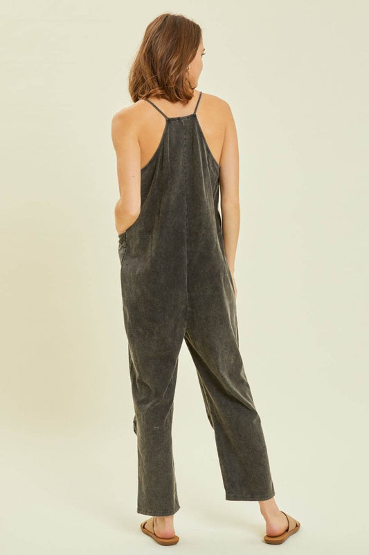 HEYSON Full Size Mineral-Washed Oversized Jumpsuit with Pockets - Shop Style & More | Fresh Looks, Everyday Deals & Free Shipping