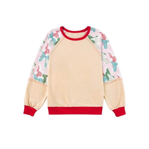 Women Printed Patchwork Raglan Sleeve Sweatshirts - Shop Style & More | Fresh Looks, Everyday Deals & Free Shipping