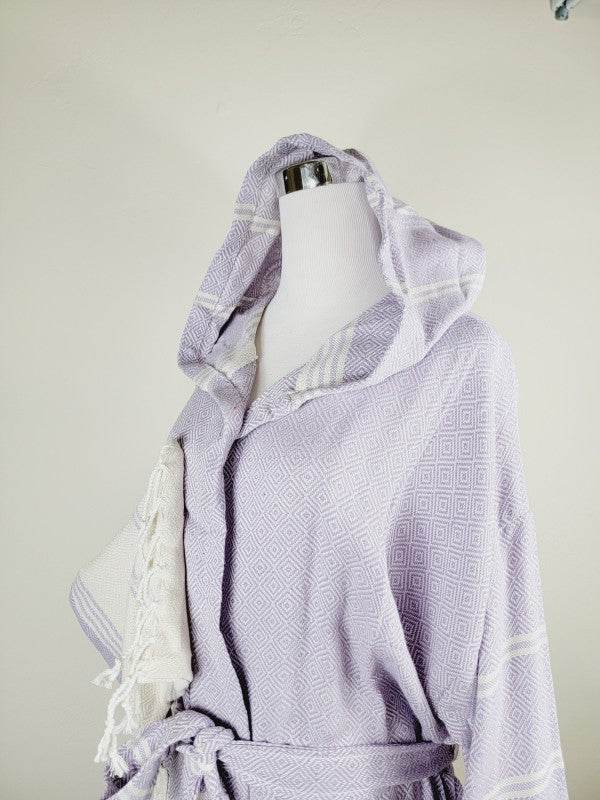 Unisex Robe, Beach or spa Robe with pockets - Lila - Shop Style & More | Fresh Looks, Everyday Deals & Free Shipping
