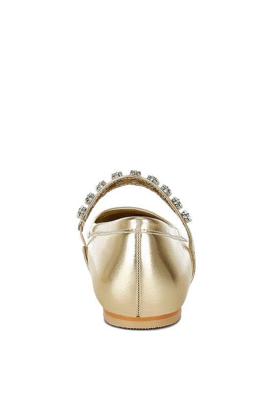Gloxinia Metallic Mary Jane Ballerinas - Shop Style & More | Fresh Looks, Everyday Deals & Free Shipping