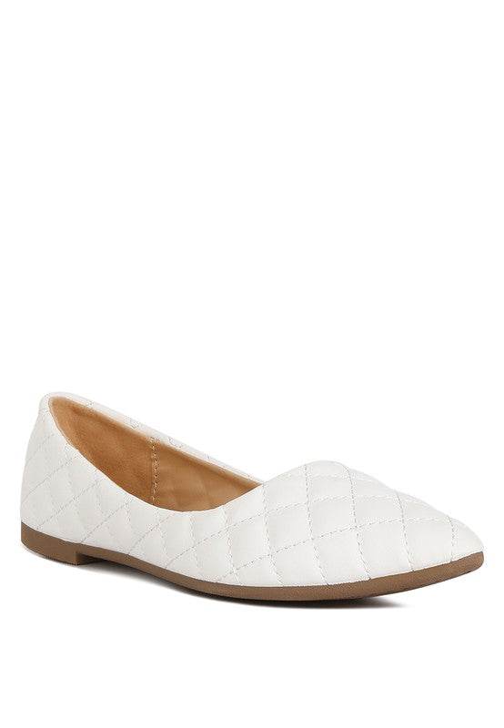 Rikhani Quilted Detail Ballet Flats - Shop Style & More | Fresh Looks, Everyday Deals & Free Shipping