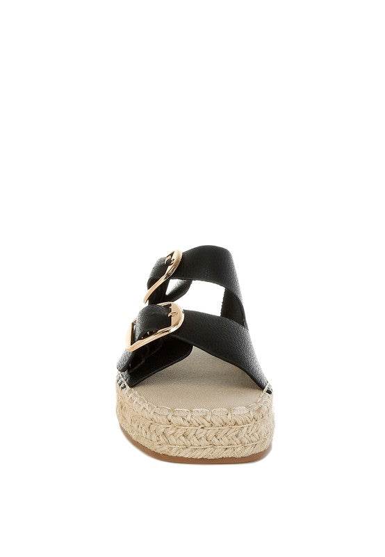 Palala Genuine Soft Leather Square Toe Espadrilles - Shop Style & More | Fresh Looks, Everyday Deals & Free Shipping