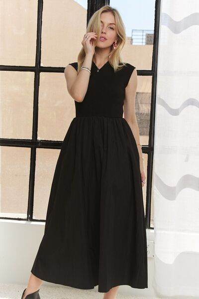 ADORA V-Neck Cap Sleeve Dress - Shop Style & More | Fresh Looks, Everyday Deals & Free Shipping