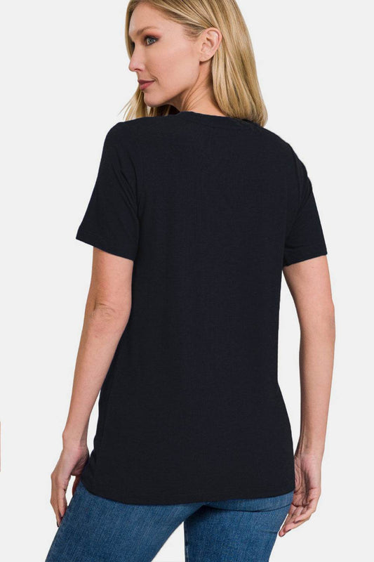 Zenana Full Size Crew Neck Short Sleeve T-Shirt - Shop Style & More | Fresh Looks, Everyday Deals & Free Shipping