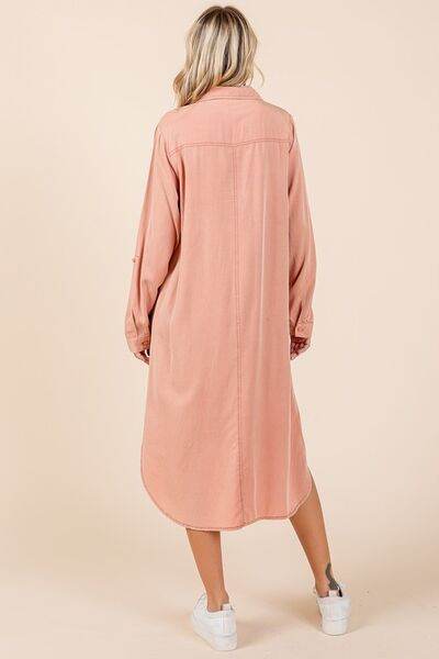 Mittoshop Button Down Long Sleeve Shirt Dress - Shop Style & More | Fresh Looks, Everyday Deals & Free Shipping