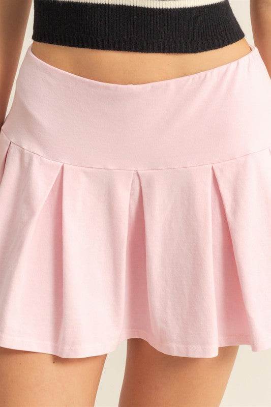 HYFVE Pleated Mini Skort - Shop Style & More | Fresh Looks, Everyday Deals & Free Shipping