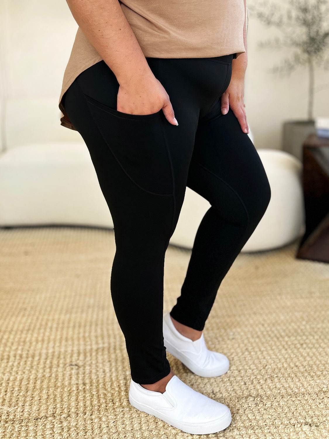 Wide Waistband Sports Leggings - Shop Style & More | Fresh Looks, Everyday Deals & Free Shipping
